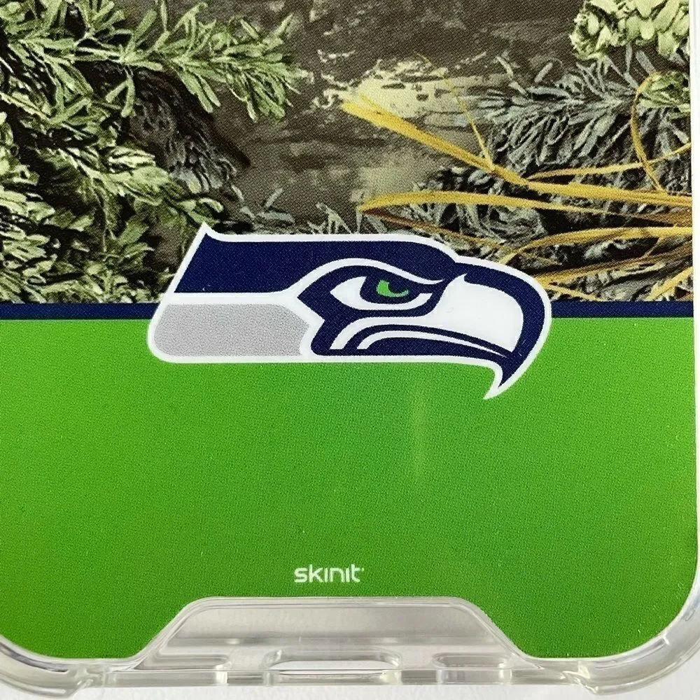IPhone 10 Camo and Seahawks Phone Case